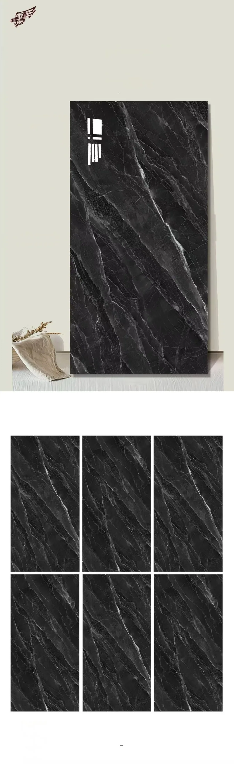 Carrelage 600×1200 mm brillant marbre