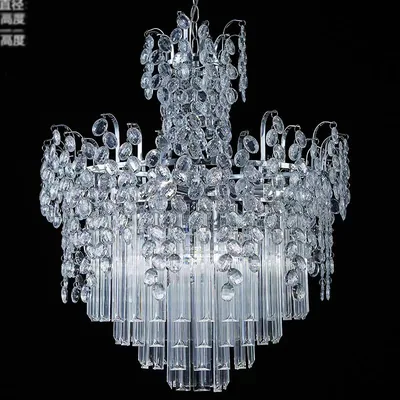 Lustre cristal, 6 feux