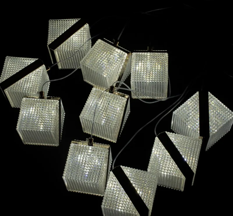 Guirlande lumineuse corolles cristal
