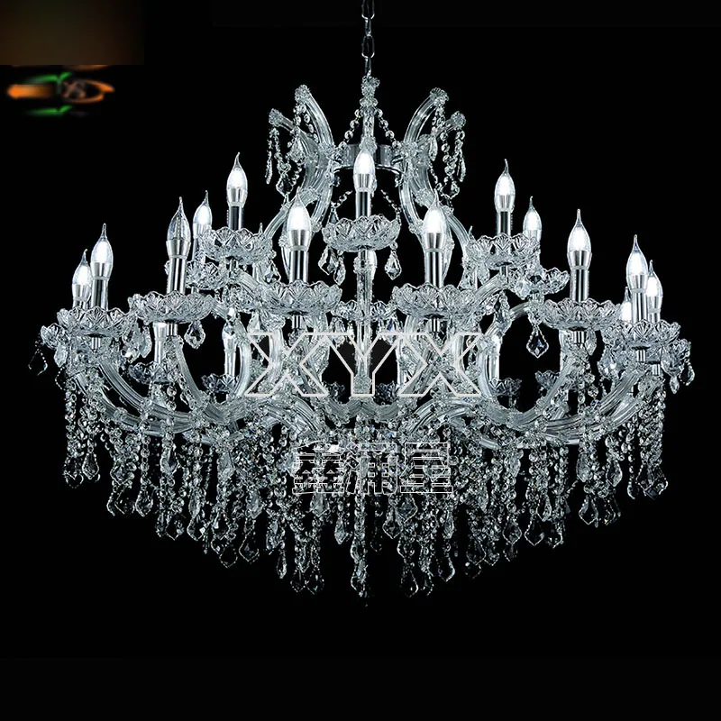 Chandelier with (set plates), 16+8 lights