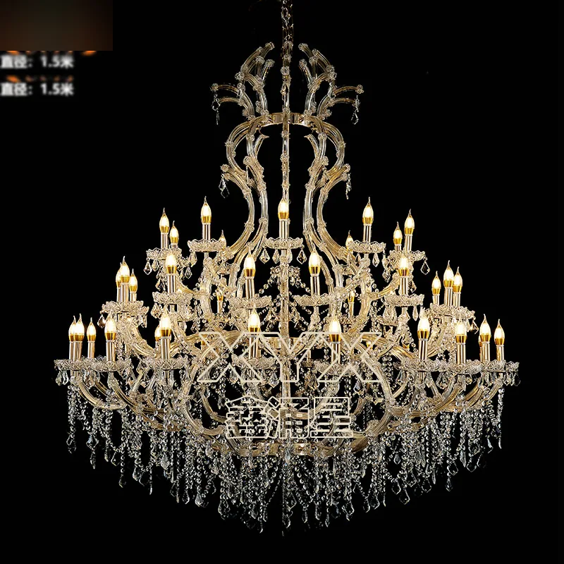 Chandelier with (set plates), 20+15+10 lights