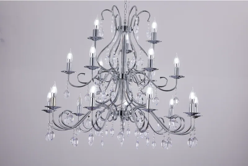 Lustre existe en doré, 9+6+3 feux