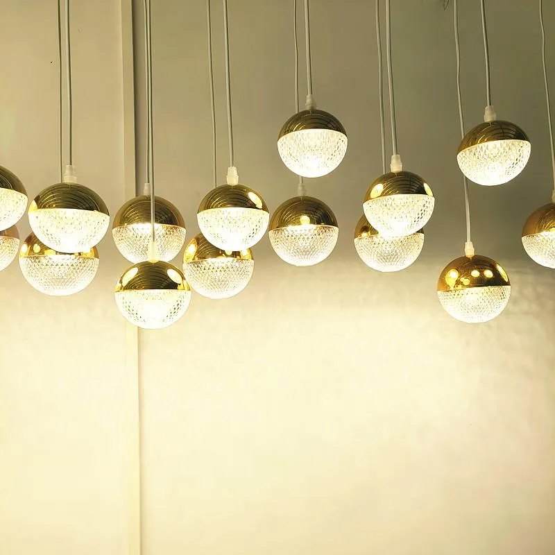 Electroplated small chandelier with model sprite ball, 10 lights