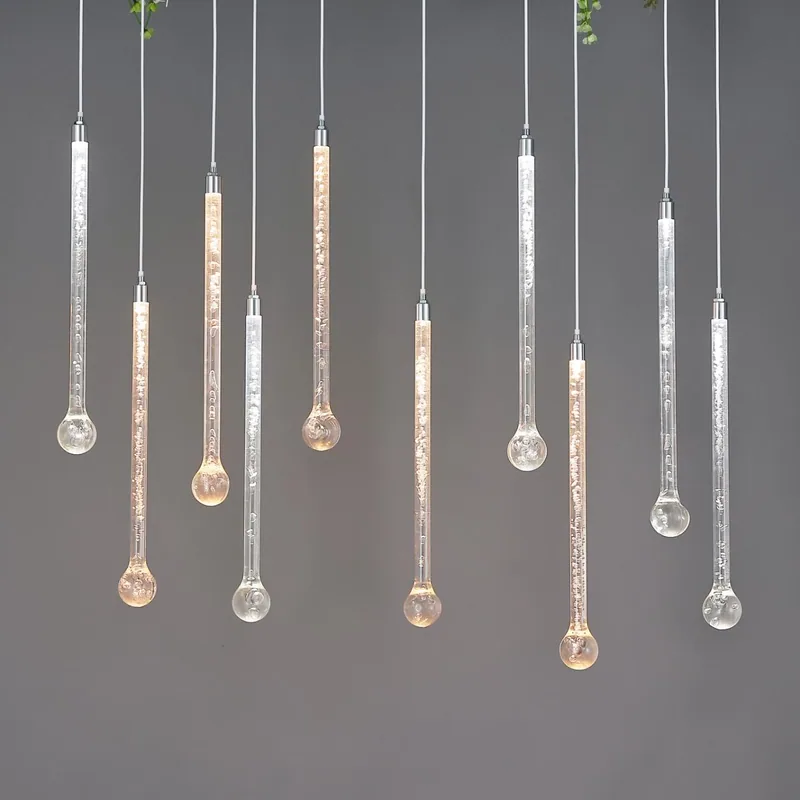 Lustre grand modèle goutte, 10 têtes
