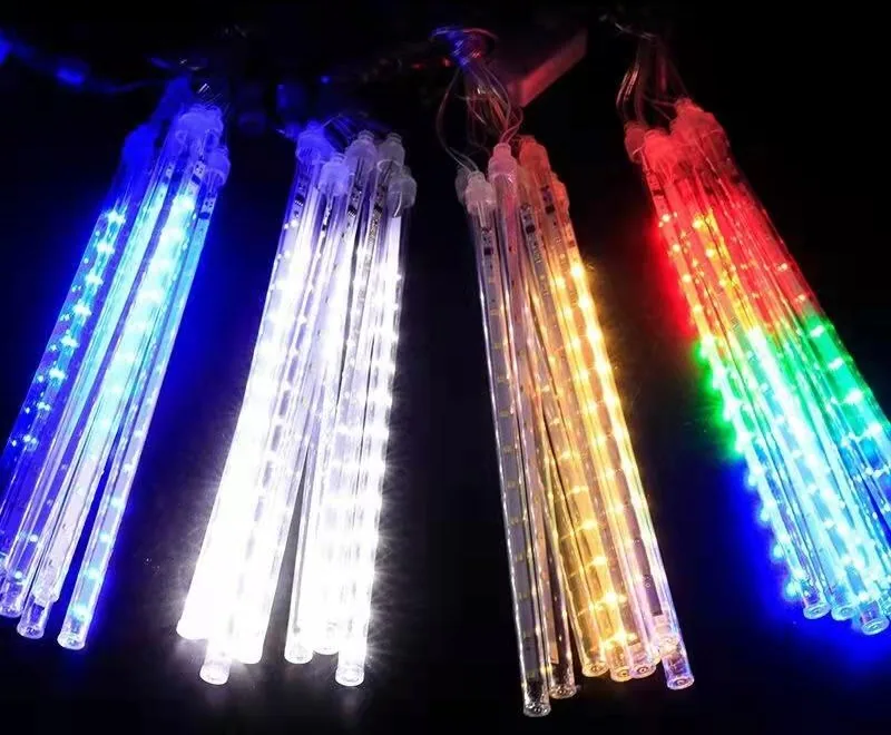 Chandelier with shooting star tube 50 cm, 10 lights