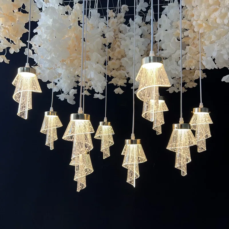 Lustre version A acrylique ballerine, 10 têtes