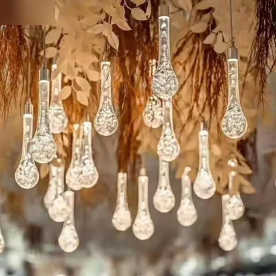 Lustre version A goutte, 10 têtes
