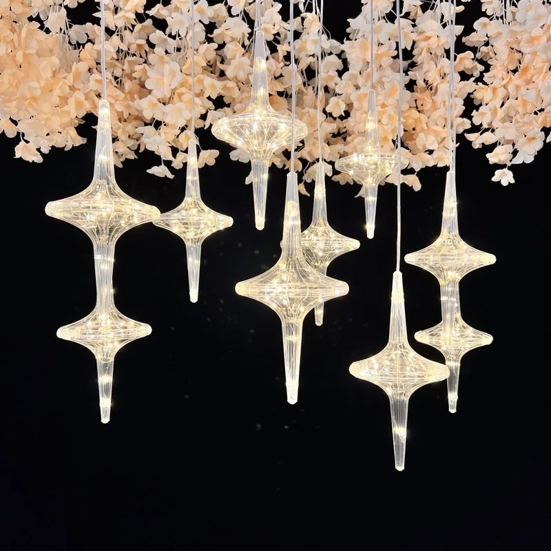 Chandelier with version b butterfly in flight copper wire light fitting, 10 lights