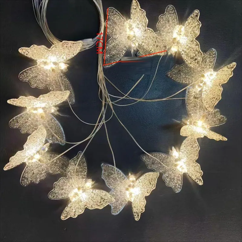 Chandelier with version g butterfly, 10 lights