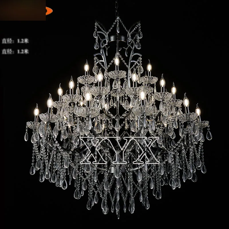 Chandelier, 12+12+6 lights