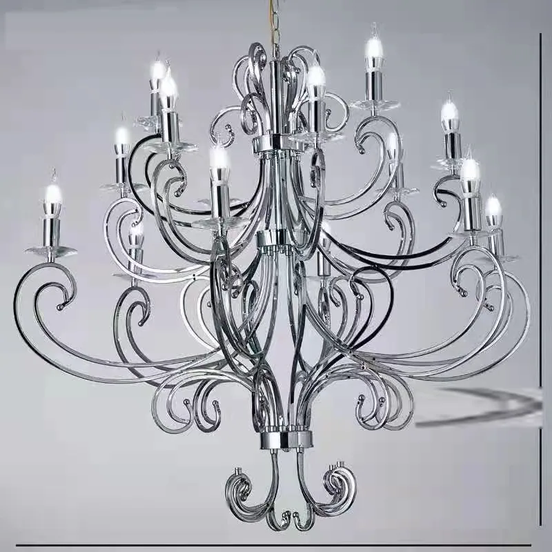 Chandelier, 6+6+3 lights