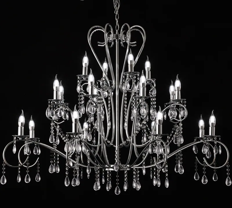 Chandelier, 8+8+4 lights