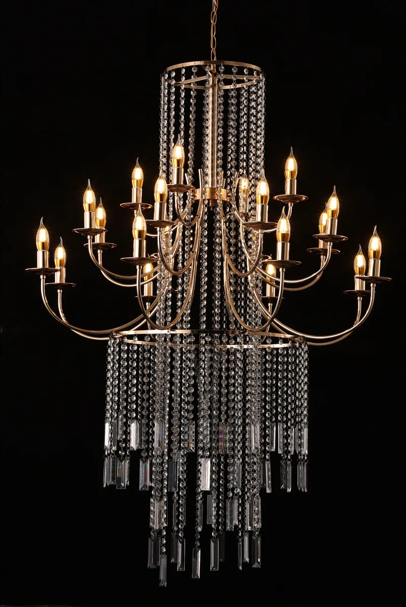 Chandelier, 8+8+4 lights