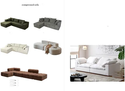 Canapés d'angle modulaires