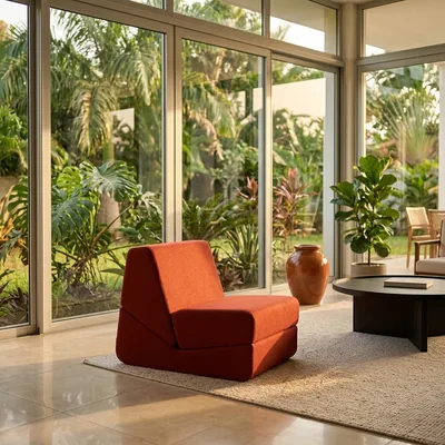 Fauteuil compressé 65 × 98 × 70 cm