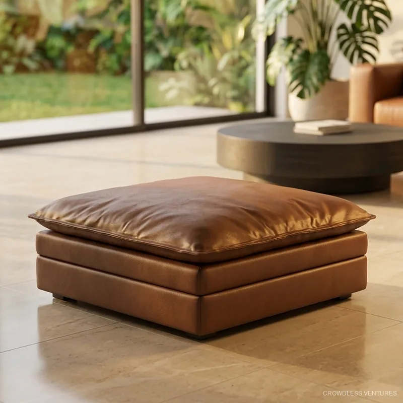 Pouf compressé CV-MOB-205, 68 × 88 × 4 cm