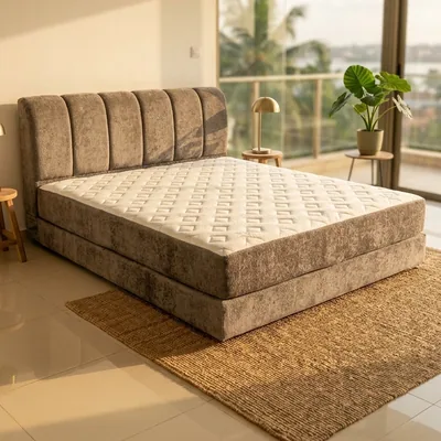 Lit compressé avec matelas CV-MOB-216, 180 × 220 × 10 cm