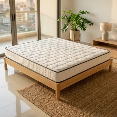 Matelas compressé à ressorts ensachés CV-MOB-220, 180 × 200 × 21 cm