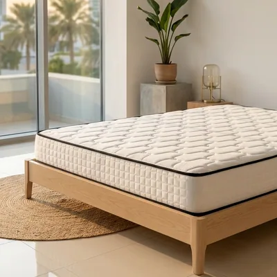 Matelas compressé à ressorts ensachés CV-MOB-221, 150 × 200 × 21 cm