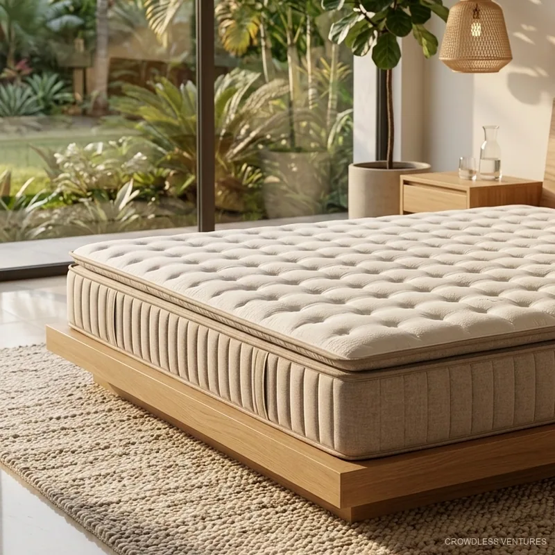 Matelas compressé à ressorts ensachés CV-MOB-228, 180 × 200 × 29 cm