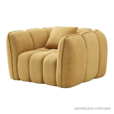Fauteuil compressé 1 place 110 × 102 × 68 cm