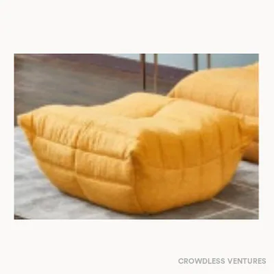 Pouf compressé 84 × 62 × 36 cm
