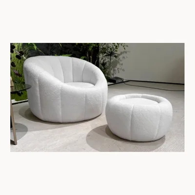 Pouf compressé 95 × 95 × 75 cm