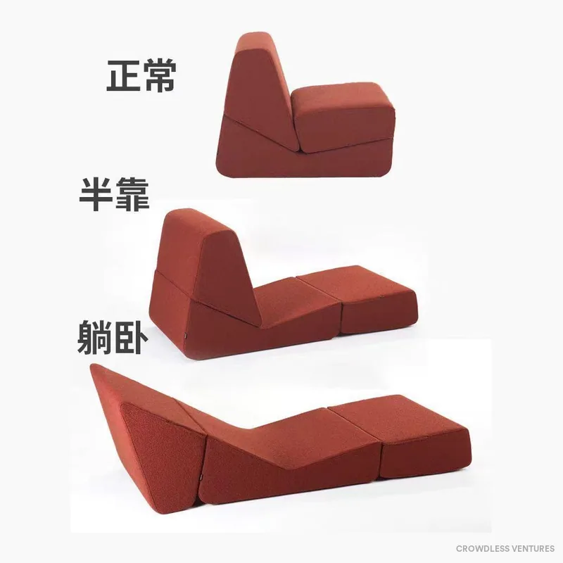 Fauteuil compressé 65 × 98 × 70 cm
